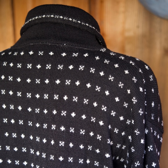 Vintage Pendleton 100% Virgin Wool Reindeer Snowflake Cardigan Sweater Woman's L - Picture 14 of 17